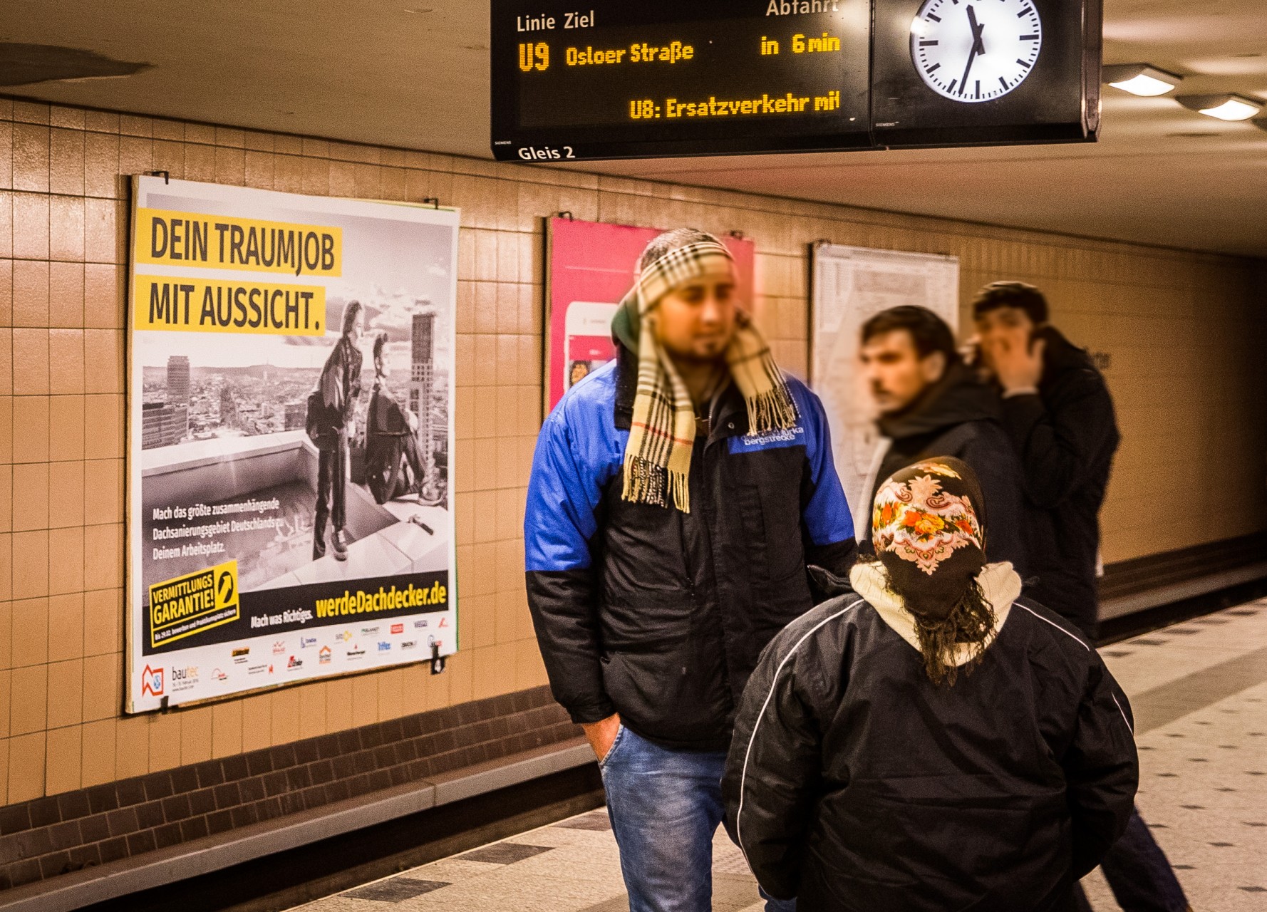 Dokumentation der Kampagne, Plakatwerbung , U-Bahnhof Zoo